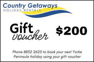 Country Getaways gift voucher - $200